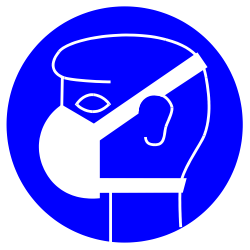 Port d'un masque de sécurité obligatoire